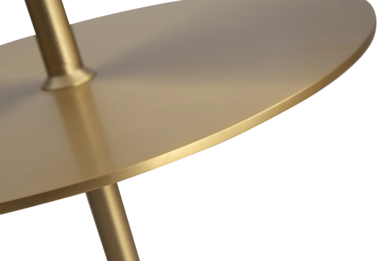Calibre Coffee Table Small - Brass - White Marble White Marble/Brushed Brass image.
