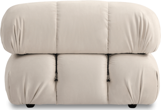 Camaleonda Style Right Arm Sofa Creamy Alcantara/Alcantara image.