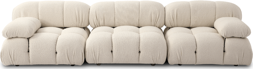 Camaleonda Style Corner Sofa - Left Armrest Creamy Boucle/Boucle image.