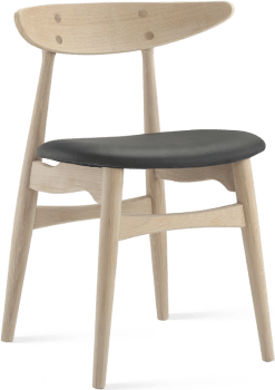 CH33 Chair Black/Soaped - Oak image.