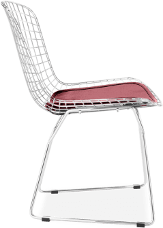 Wire Chair Deep Red image.