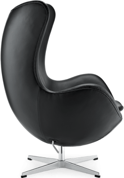 The Egg Chair Premium Leather/With piping/Black  image.