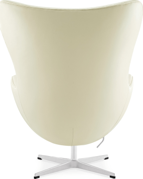 The Egg Chair Premium Leather/With piping/Cream image.