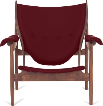 Chieftains Chair Deep Red/Walnut image.