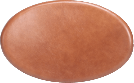 The Corona Stool Premium Leather/Dark Tan image.