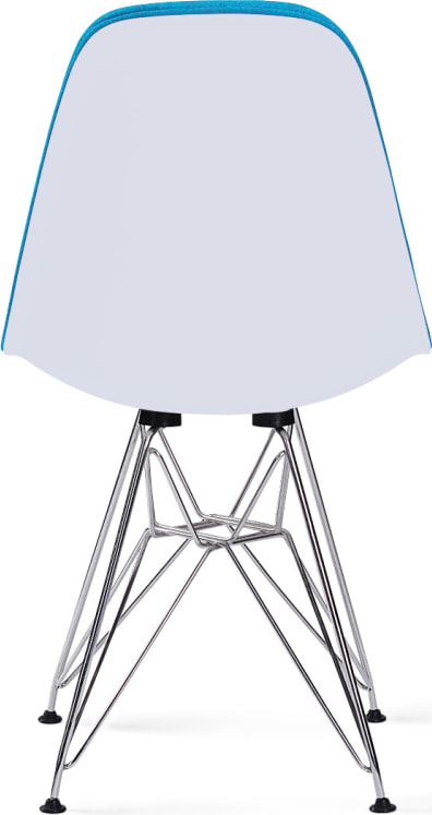 DSR Style Upholstered Dining Chair Moroccan Blue image.