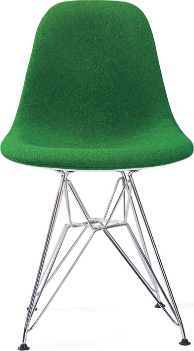 DSR Style Upholstered Dining Chair Green image.