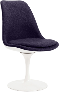 Tulip Chair Upholstered Deep Purple  image.