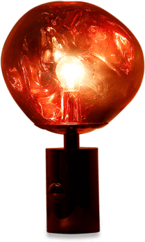 Melt Style Table Lamp  Rose Gold image.