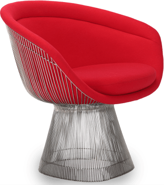 Platner Lounge Chair Wool/Light Green image.
