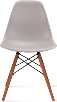 DSW Style Chair Light Grey/Dark Wood image.