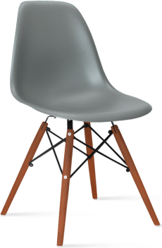 DSW Style Chair Moss Grey/Dark Wood image.