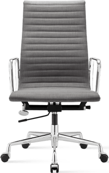 Eames Style Office Chair EA119 Fabric Light Grey image.