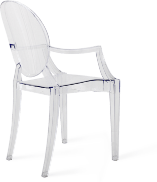 Louis Ghost Armchair Clear image.