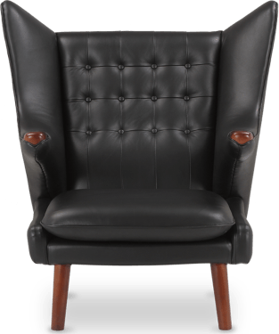 Teddy Bear Chair Premium Leather/Black  image.