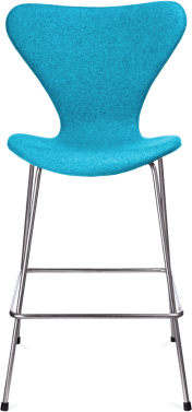 Series 7 Barstool Upholstered Moroccan Blue image.