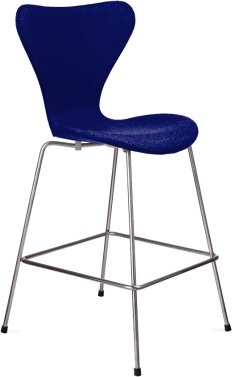 Series 7 Barstool Upholstered Blue image.