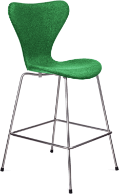 Series 7 Counter Stool Upholstered Green image.