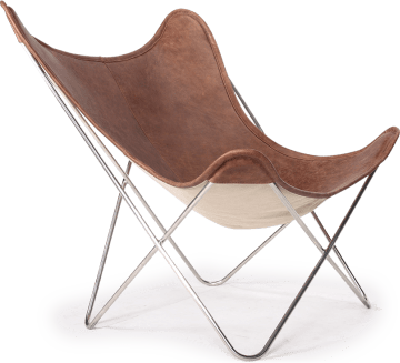 Butterfly Chair Without throw/Dark Tan image.