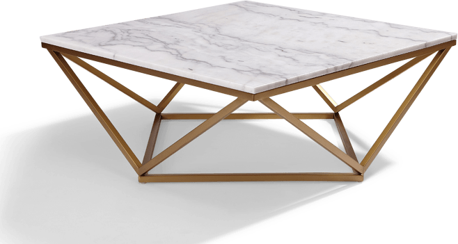 Jasmine Coffee Table  White Marble image.