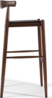 Elbow Style Counter Stool Black/Solid Oak image.