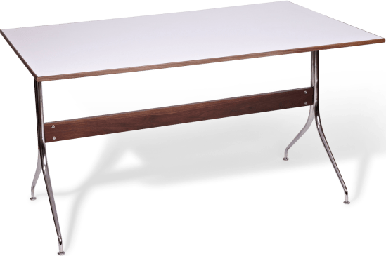 Swag Leg Rektangulært spisebord White image.