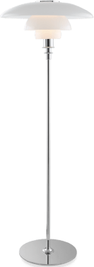 PH 4.5 - 3.5 Style Floor Lamp Tall Chrome image.