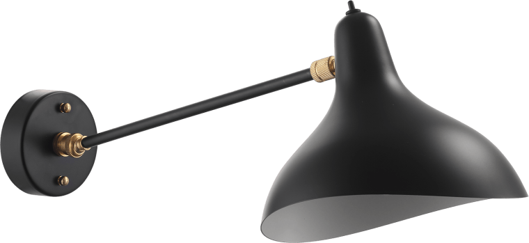 Mantis BS5 Style Wall Lamp Black image.