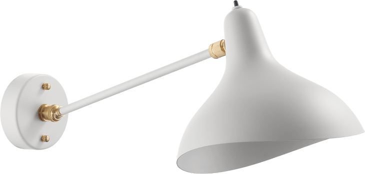 Mantis BS5 Style Wall Lamp White image.
