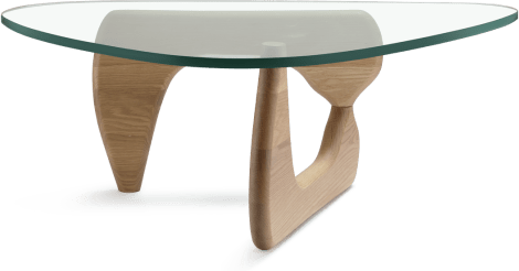 Noguchi Style Coffee Table Solid Oak/Medium image.