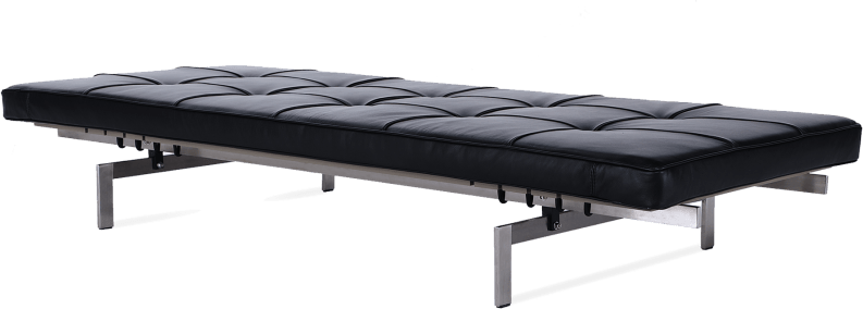PK80 Daybed Premium Leather/Black image.