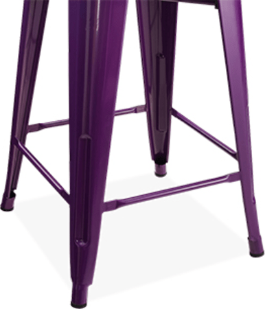 Tolix Bar Stool Purple image.