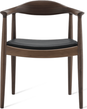 The Chair - PP501 Black/Walnut image.