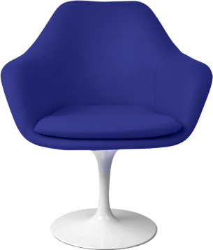 Tulip Carver Chair Blue/White image.