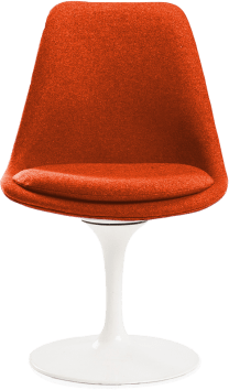 Tulip Chair Upholstered Orange image.