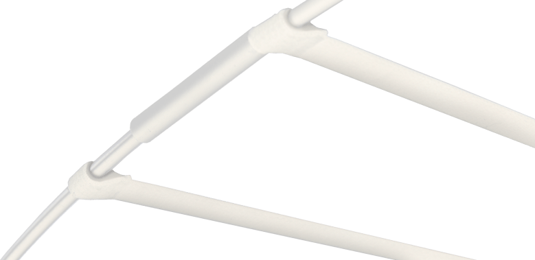 Vertigo Style Ceiling Lamp White/Large image.