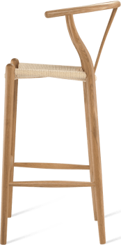 Wishbone (Y) Barstool Oak/Oak image.