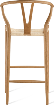 Wishbone (Y) Barstool Oak/Oak image.