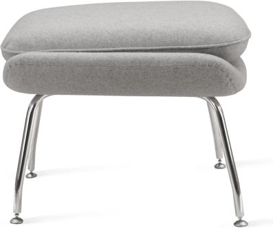 Womb Chair Ottoman Wool/Light Pebble Grey image.