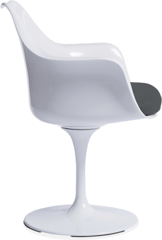 Tulip Arm Chair Charcoal Grey image.