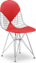 Bikini Wire Dining Chair Red image.