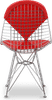 Bikini Wire Dining Chair Red image.