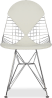 Bikini Wire Dining Chair White image.