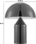 Atollo Style Table Lamp Black image.