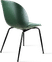 Beetle Style Dining Chair Bottle Green Velvet/Black image.
