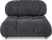 Camaleonda Style Lounge Chair Dark Grey image.
