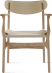 CH26 - Dining Chair - Natural Cord Ash/Natural image.