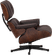 Eames Style Lounge Chair 670 Italian Leather/Mocha/Walnut Veneer image.