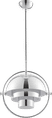 Multi-Lite Pendant Lamp Chrome image.
