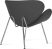 Orange Slice Chair Charcoal Grey image.